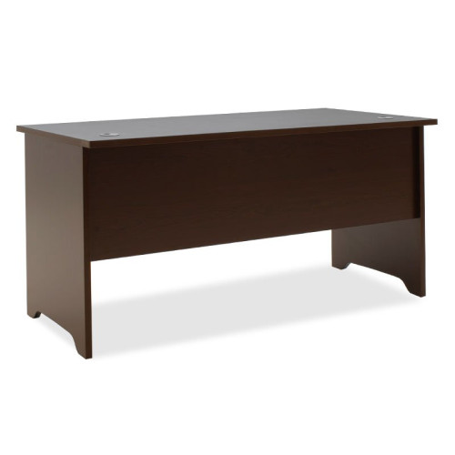 Office table without mobile drawer Amazon DIOMMI walnut 150x75x75