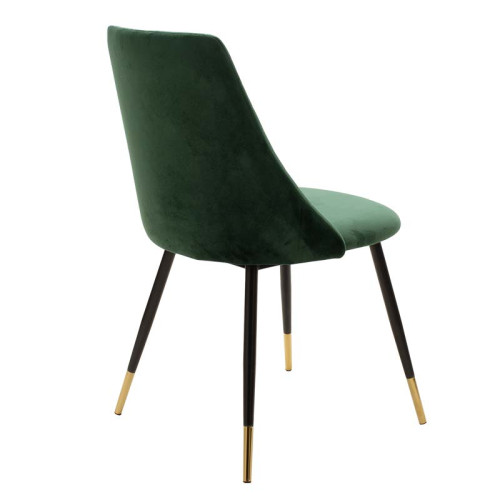 Giselle chair 52x51x82 green/black DIOMMI 096-000012