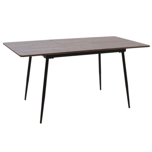 Dining table Shazam 120-160x80x76 walnut DIOMMI 096-000003