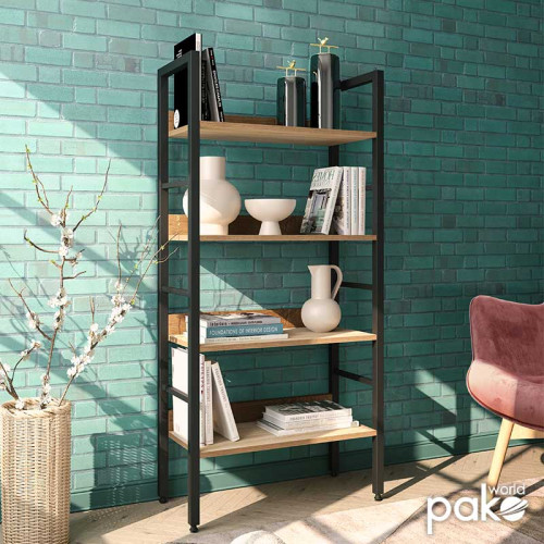 Bookcase Ramon 60x28x125,5 black DIOMMI 085-000002