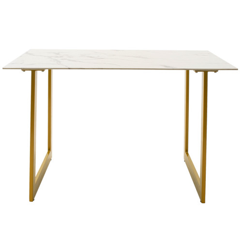 Paris table 120x80x75 marble/gold DIOMMI 029-000087