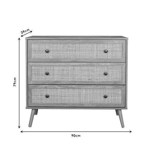 Dresser Oslo 90x39x79 sonoma DIOMMI 086-000003