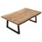  Coffee table Mansu 115x72x41  walnut-black  DIOMMI 113-000004