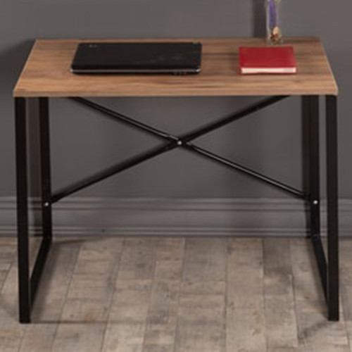 Desk Zayn 90x60x70 walnut/black DIOMMI 120-000053