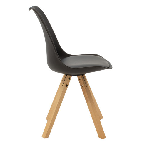 Chair Caron 48x55x80 black DIOMMI 127-000010
