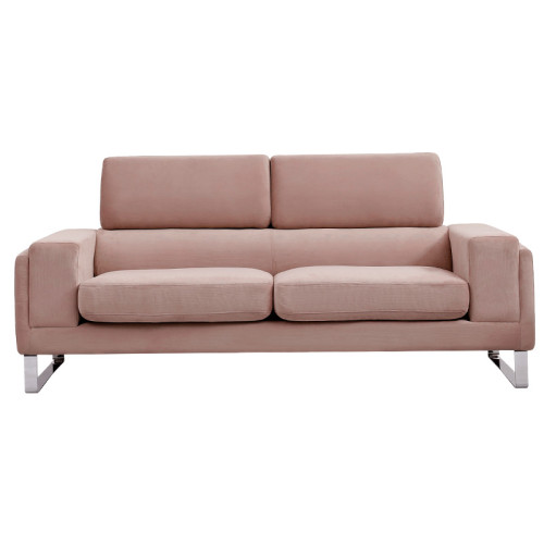 3 seater sofa Shea DIOMMI fabric rotten apple-inox 198x80x87cm