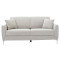 3 seater sofa Chet DIOMMI fabric in gray color 190x79x89cm