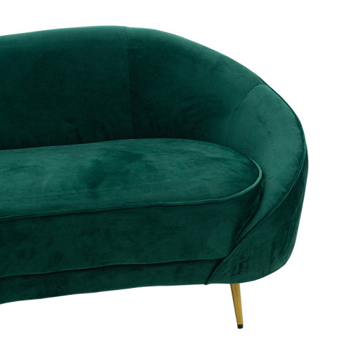 3-Seater sofa Amora 180x81x77 cypress/gold DIOMMI 110-000045