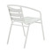 Tade chair 54x58x73 white metal DIOMMI 130-000012