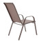 Calan chair 55x75x95 brown metal/brown damask DIOMMI 130-000011