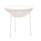 Acapulco table 50x50 white metal/glass DIOMMI 130-000024