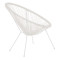 Acapulco chair 72x77x85 white metal DIOMMI 130-000021