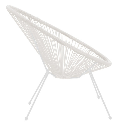 Acapulco chair 72x77x85 white metal DIOMMI 130-000021