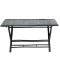 Folding table Badou 150x80x77 black bamboo DIOMMI 141-000017