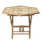 Folding table Nando 114x100x75 natural bamboo DIOMMI 141-000016