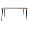 Naoki table 160x90x78 black/natural DIOMMI 140-000003