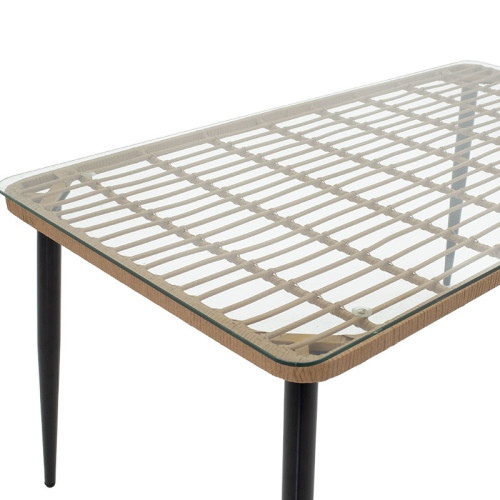 Naoki table 160x90x78 black/natural DIOMMI 140-000003