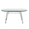 Naoki table 100x45x46 black/grey/glass DIOMMI 140-000006