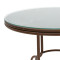 Paula table 60x60x60 brown/glass DIOMMI 140-000030