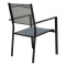 Moly chair 62x49x88 aluminum/black textile DIOMMI 152-000001