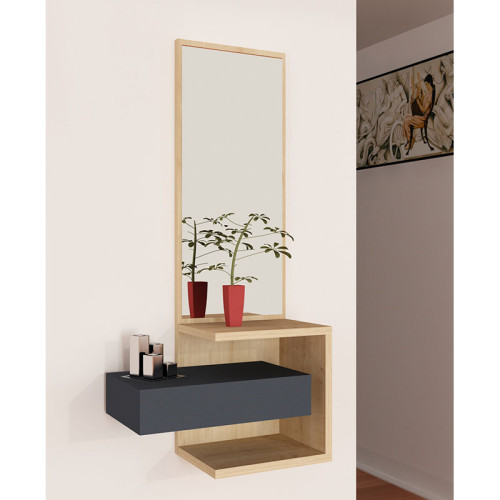 Sabine toilet console 40x31.5x90 cm anthracite DIOMMI 120-000182