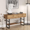 Console Vien 139x43x75,5 oak/black DIOMMI 176-000008