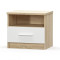 Nightstand Geneva DIOMMI color natural-white 50x37x45.5cm