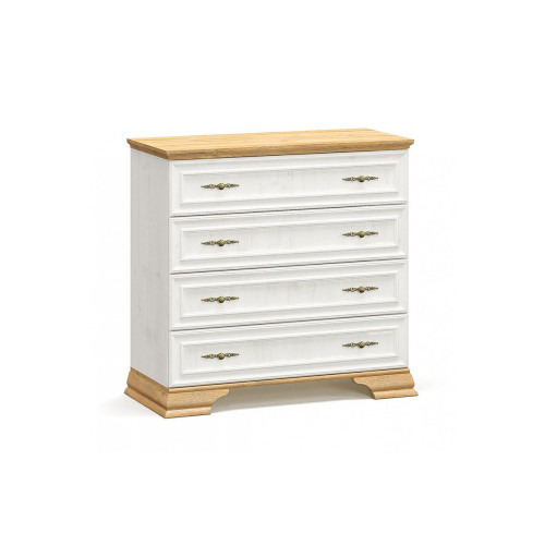 Dresser Jaden 93,5x39x88,5 oak/white DIOMMI 173-000028