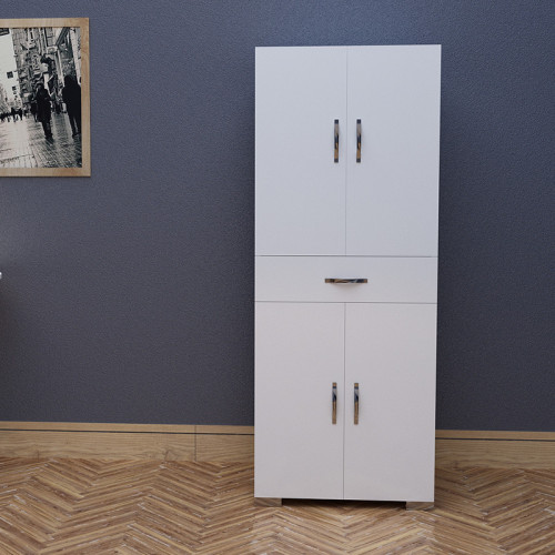 Wardrobe Milou 59x34.5x140 white DIOMMI 120-000196