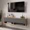 TV shelf Handra 100x31,5x29 anthracite/oak DIOMMI 176-000022