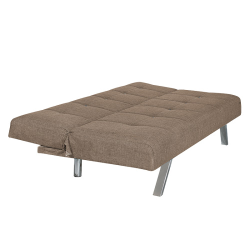 3 seater sofa-bed Duana DIOMMI fabric beige-brown 180x83x82cm