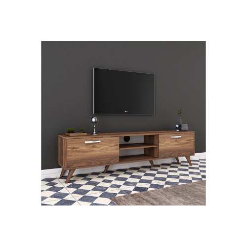 TV cabinet Sabian 180x35x48,5 walnut DIOMMI 182-000003