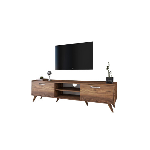 TV cabinet Sabian 180x35x48,5 walnut DIOMMI 182-000003