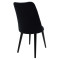 Chair Nettie DIOMMI velvet black-black legs