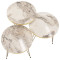 Coffee tables Buena 33x33x52 white/marble DIOMMI 120-000242