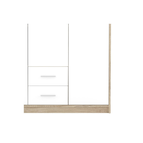 Wardrobe Serenity 118.5x54x196.5 sonoma-white DIOMMI 192-000019