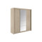 Wardrobe Elodie sonoma 200x61x216 DIOMMI 192-000024