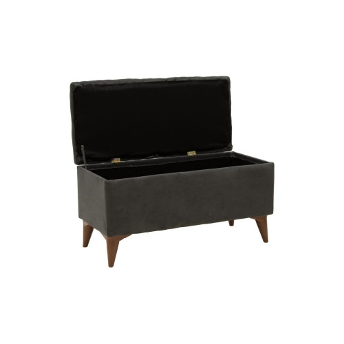 Stool-trunk Elone DIOMMI gray-walnut 90x40x50cm