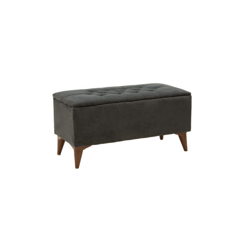 Stool-trunk Elone DIOMMI gray-walnut 90x40x50cm