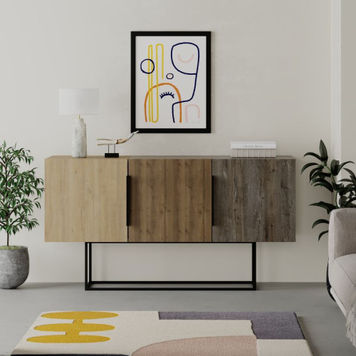 Buffet Estella 150x42x79,5 walnut DIOMMI 119-001110
