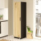 Kitchen cabinet Classer 42x44x176 black/oak DIOMMI 176-000035