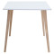 Table Blake 80x80x77 white/sonoma DIOMMI 197-000010