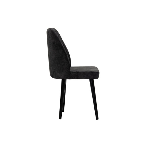 Chair Adeline 49x52x91 anthracite/black DIOMMI 190-000024