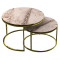 Coffee tables October large table 70x70x50cm marble-gold DIOMMI 120-000347