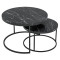 Coffee tables October large table 70x70x50 marble-black DIOMMI 120-000348