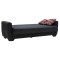 3 seater sofa-bed Magnus pakoworld fabric anthracite 217x78x80cm