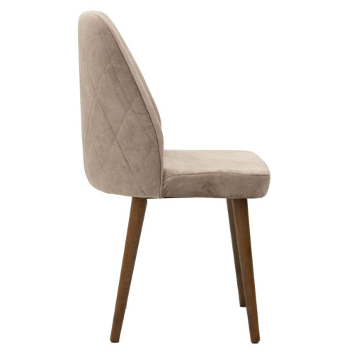 Chair Sofia 49x52x91 grey/beige DIOMMI 190-000035