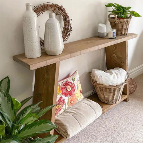 Console Edgar 139x29x90cm walnut DIOMMI 197-000056