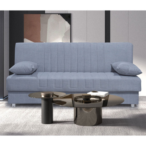  3-seater sofa-bed Romina 180x75x80 grеy DIOMMI 213-000014