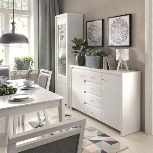 Buffet Fansi 143,5x40,5x92 white DIOMMI 195-000015